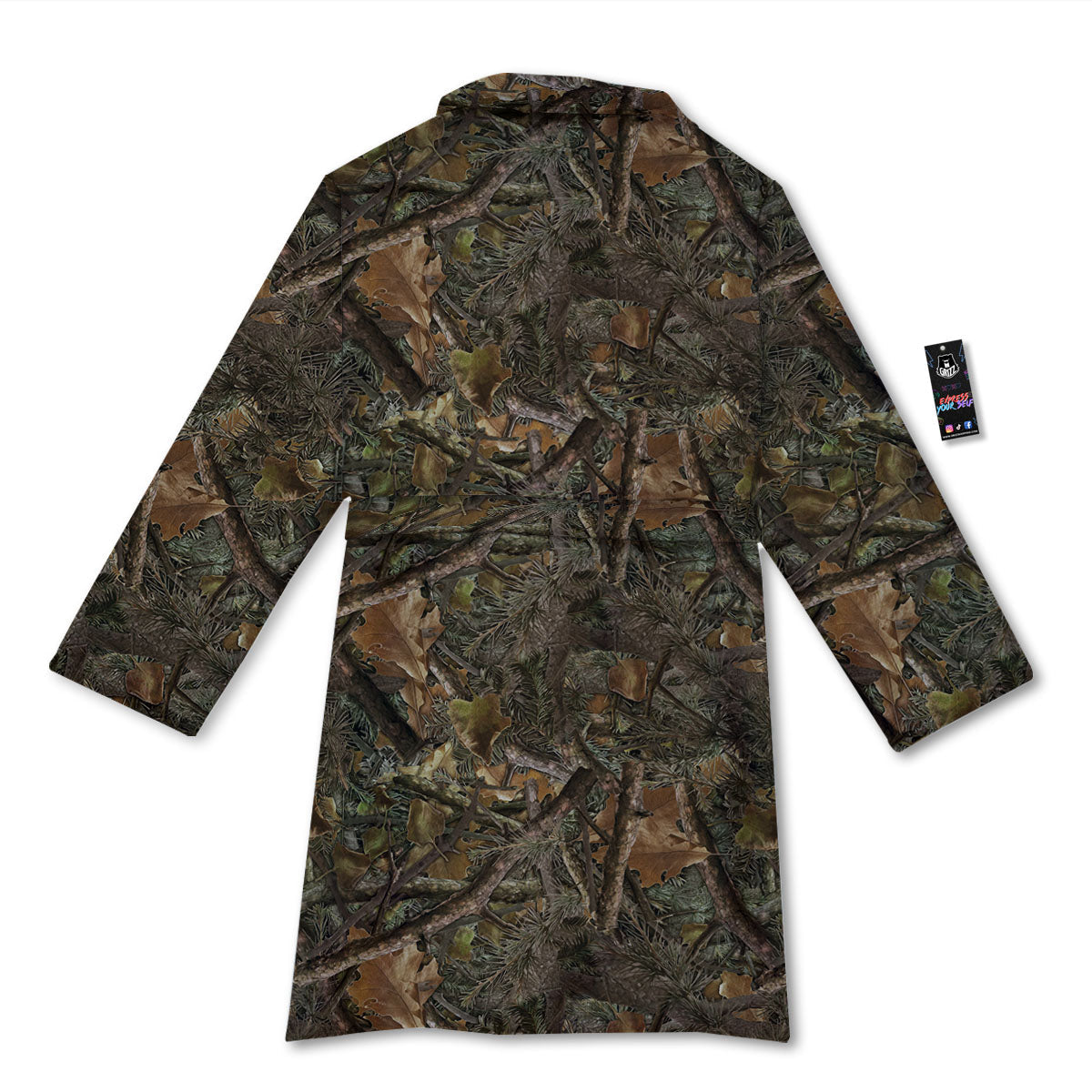 Camo Hunting Print Pattern Bathrobe-grizzshop