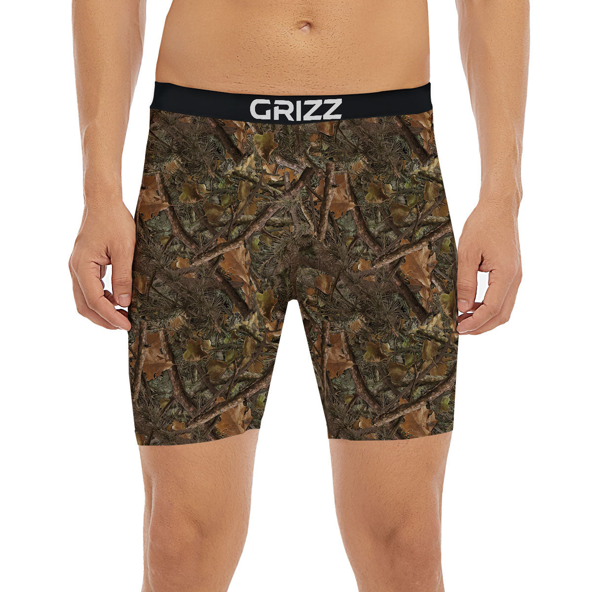 Camo Hunting Print Pattern Boxer Briefs-grizzshop
