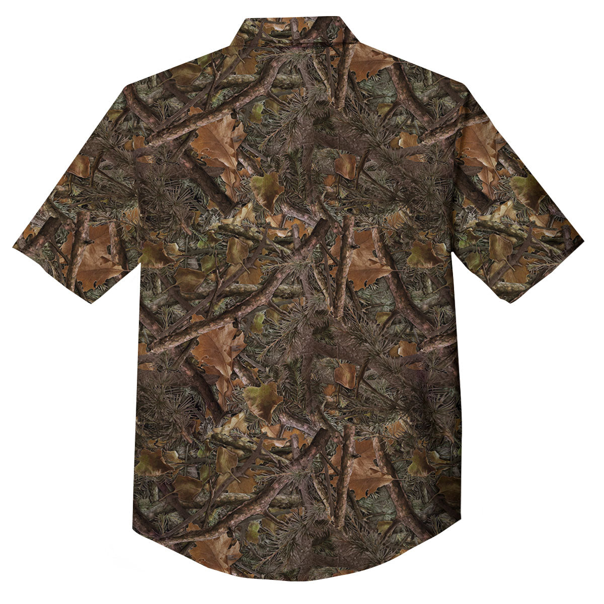 Camo Hunting Print Pattern Button Up Shirt-grizzshop
