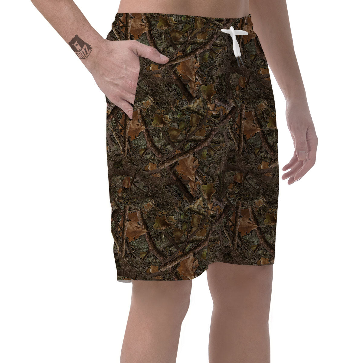 Camo Hunting Print Pattern Men's Shorts-grizzshop