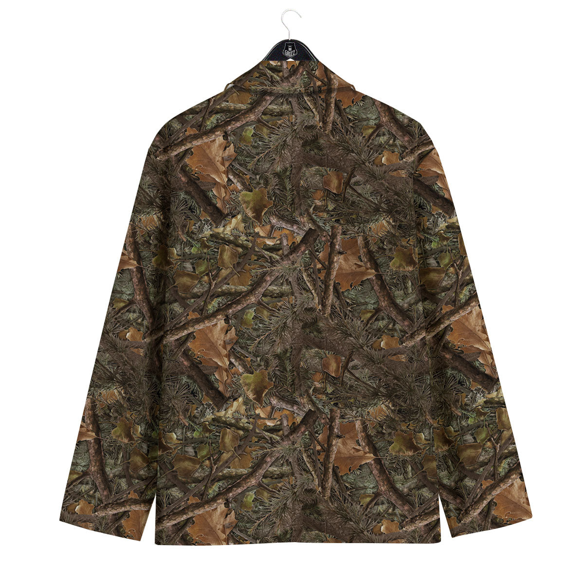 Camo Hunting Print Pattern Men's Sport Coat-grizzshop