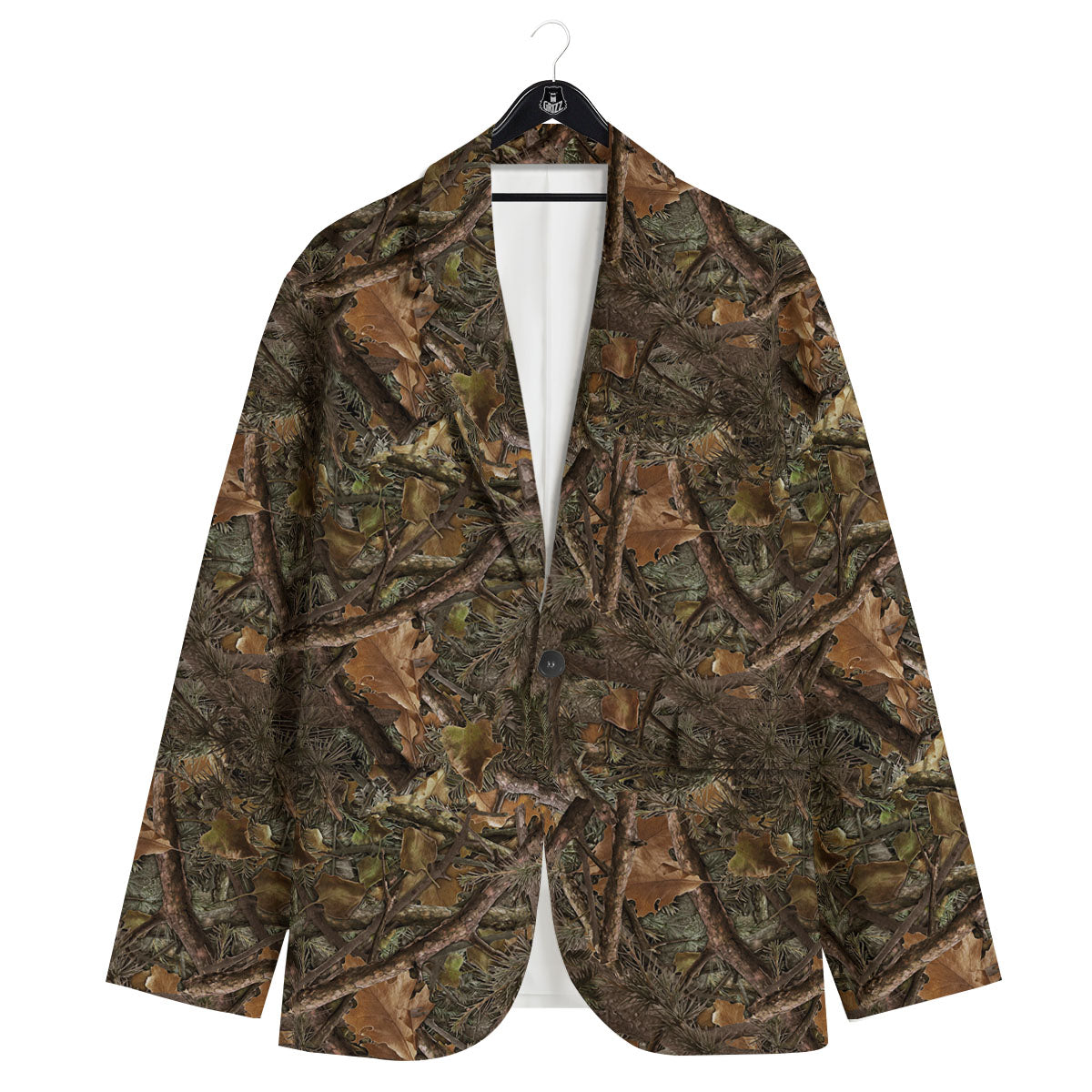Camo Hunting Print Pattern Men's Sport Coat-grizzshop