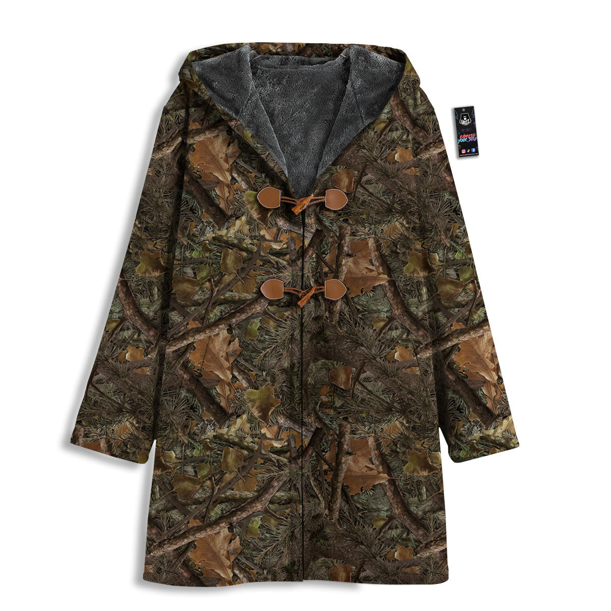 Camo Hunting Print Pattern Men's Windbreaker Jacket-grizzshop
