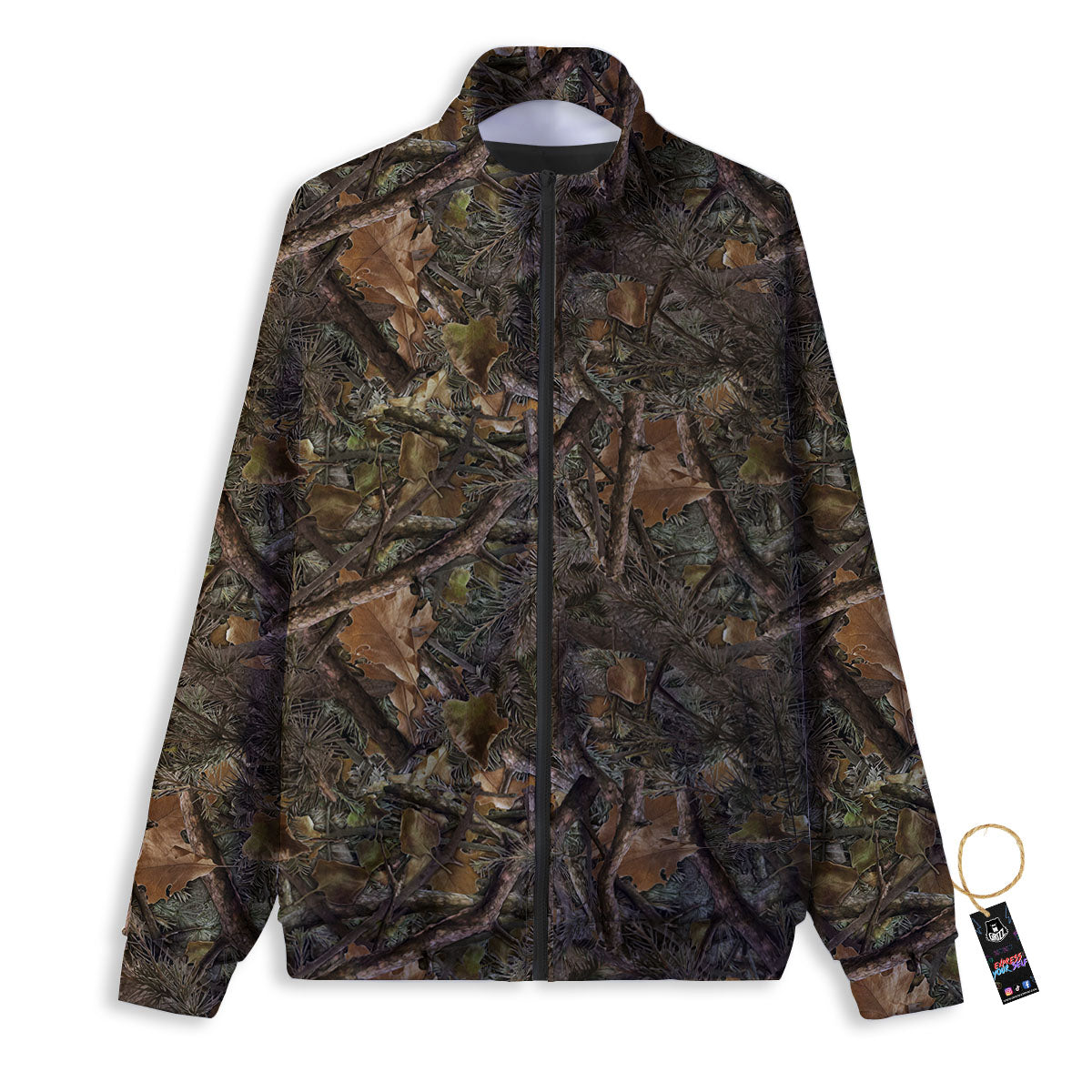 Camo Hunting Print Pattern Track Jacket-grizzshop