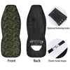 Camouflage Army Green Print Car Seat Covers-grizzshop