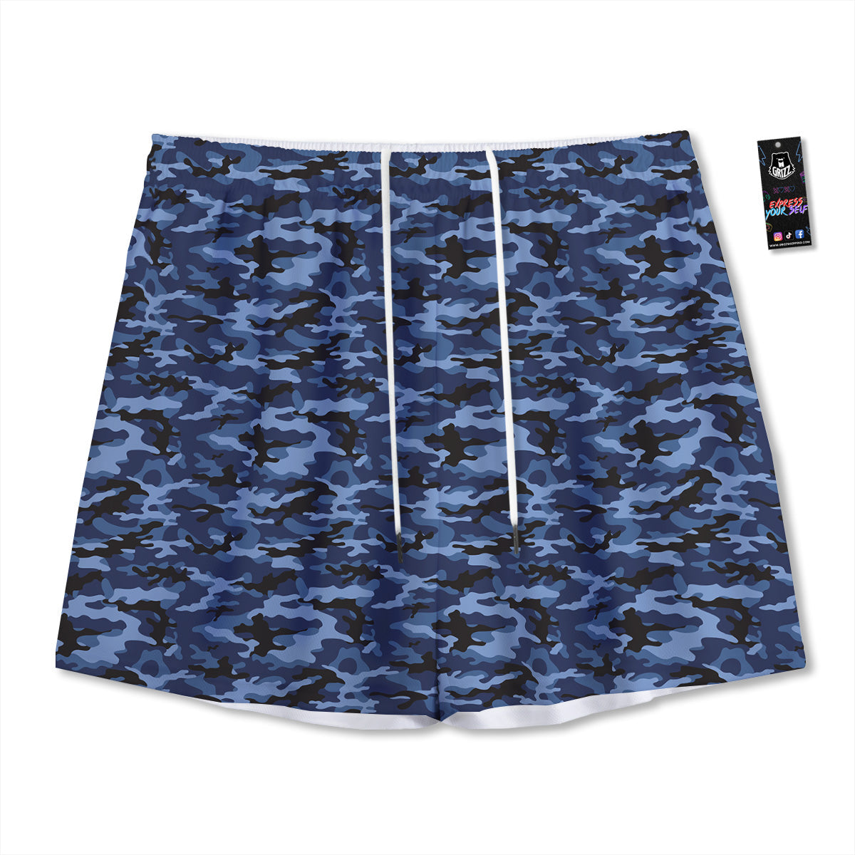 Checked Halloween Print Pattern Mesh Shorts