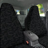 Camouflage Black Print Car Seat Covers-grizzshop