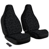 Camouflage Black Print Car Seat Covers-grizzshop