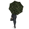 Camouflage Dark Green Print Umbrella-grizzshop