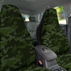 Camouflage Green And Black Print Car Seat Covers-grizzshop