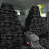 Camouflage Grey And Black Print Car Seat Covers-grizzshop