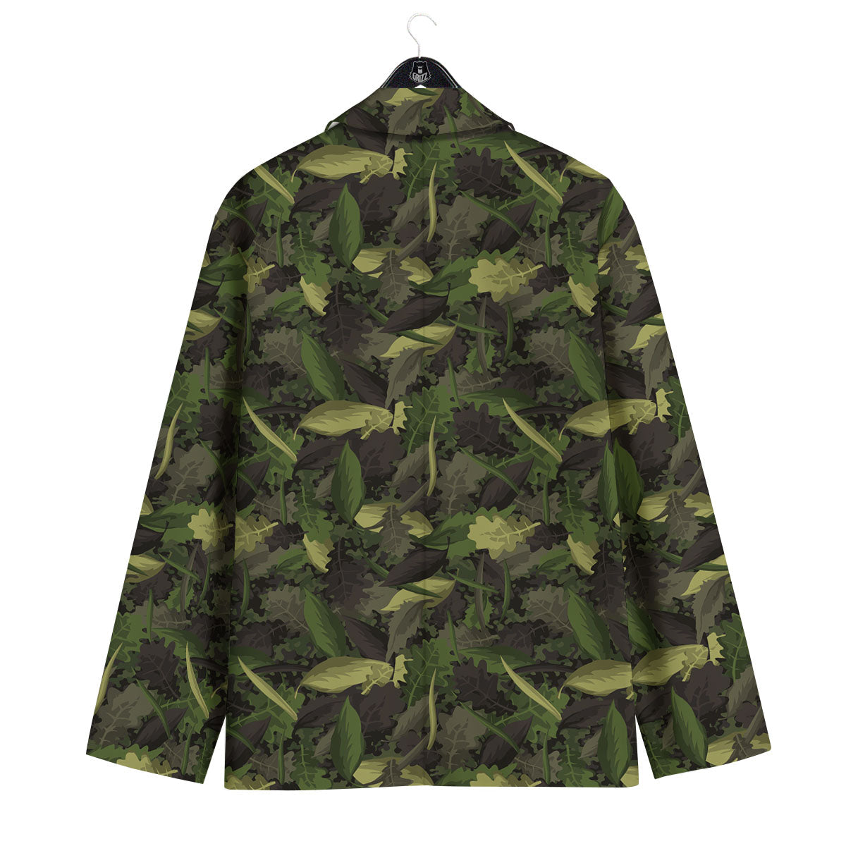 Camouflage Hunting Oak Tree Print Men's Sport Coat-grizzshop