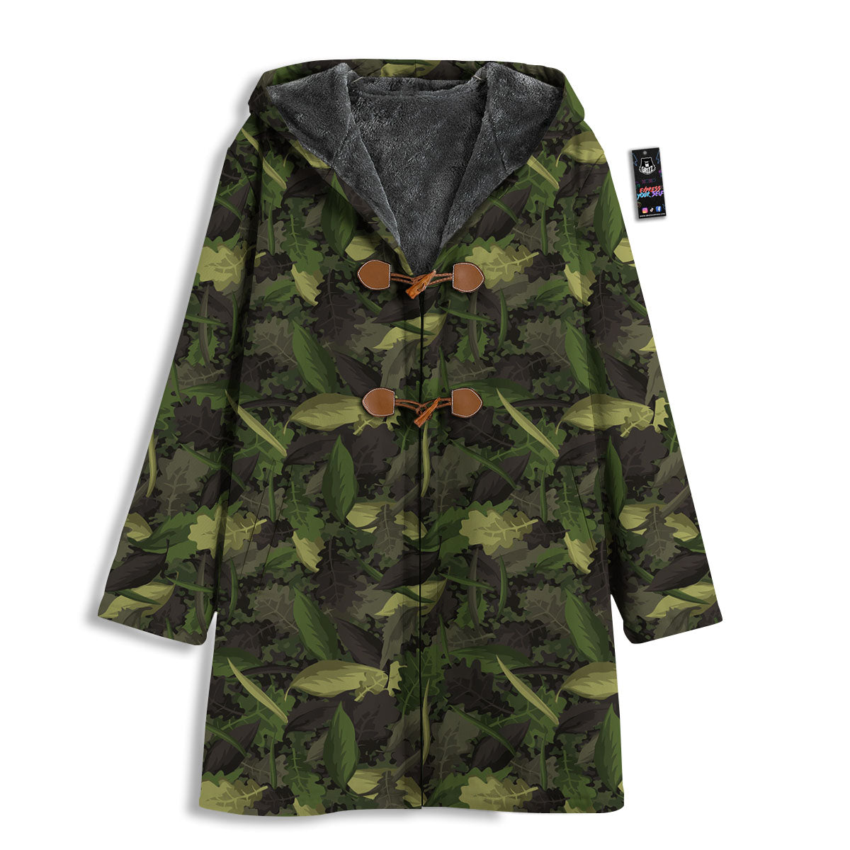 Camouflage Hunting Oak Tree Print Men's Windbreaker Jacket-grizzshop