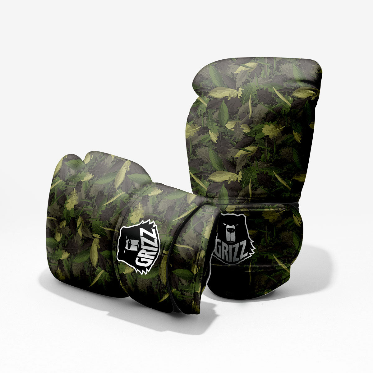 Camouflage Hunting Oak Tree Print Pro Boxing Glove