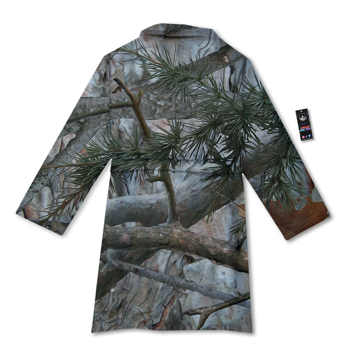 Camouflage Hunting Print Pattern Bathrobe-grizzshop