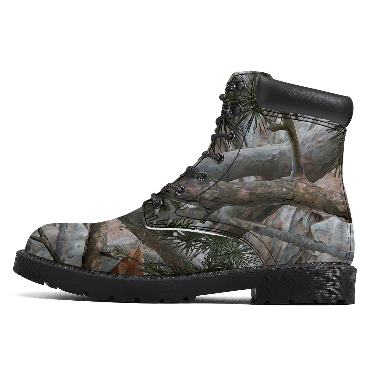 Camouflage Hunting Print Pattern Boots-grizzshop