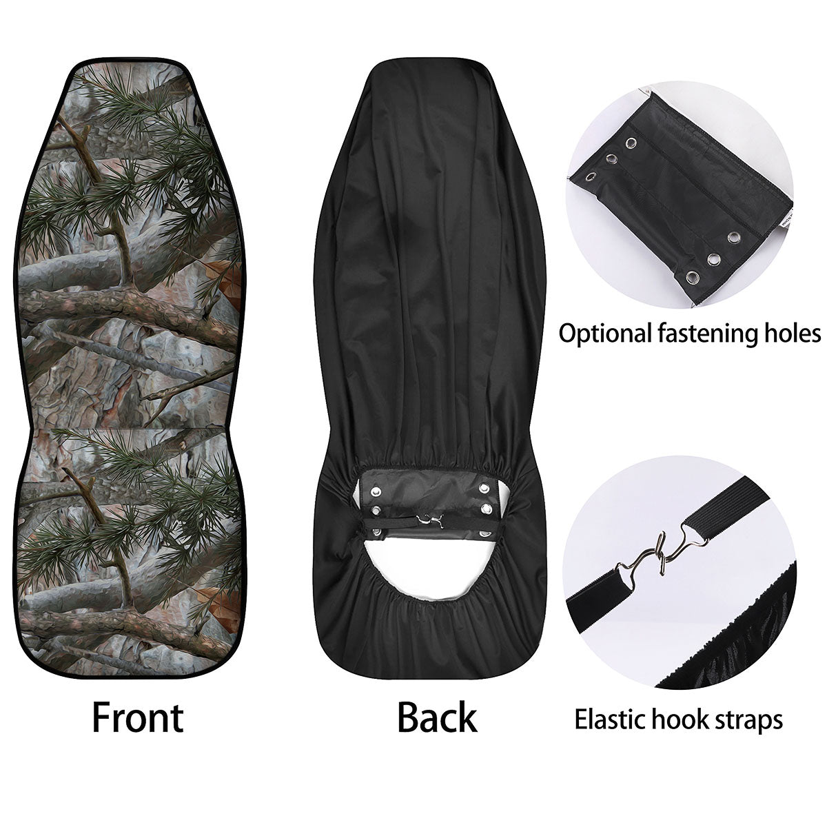 Camouflage Hunting Print Pattern Car Seat Covers-grizzshop