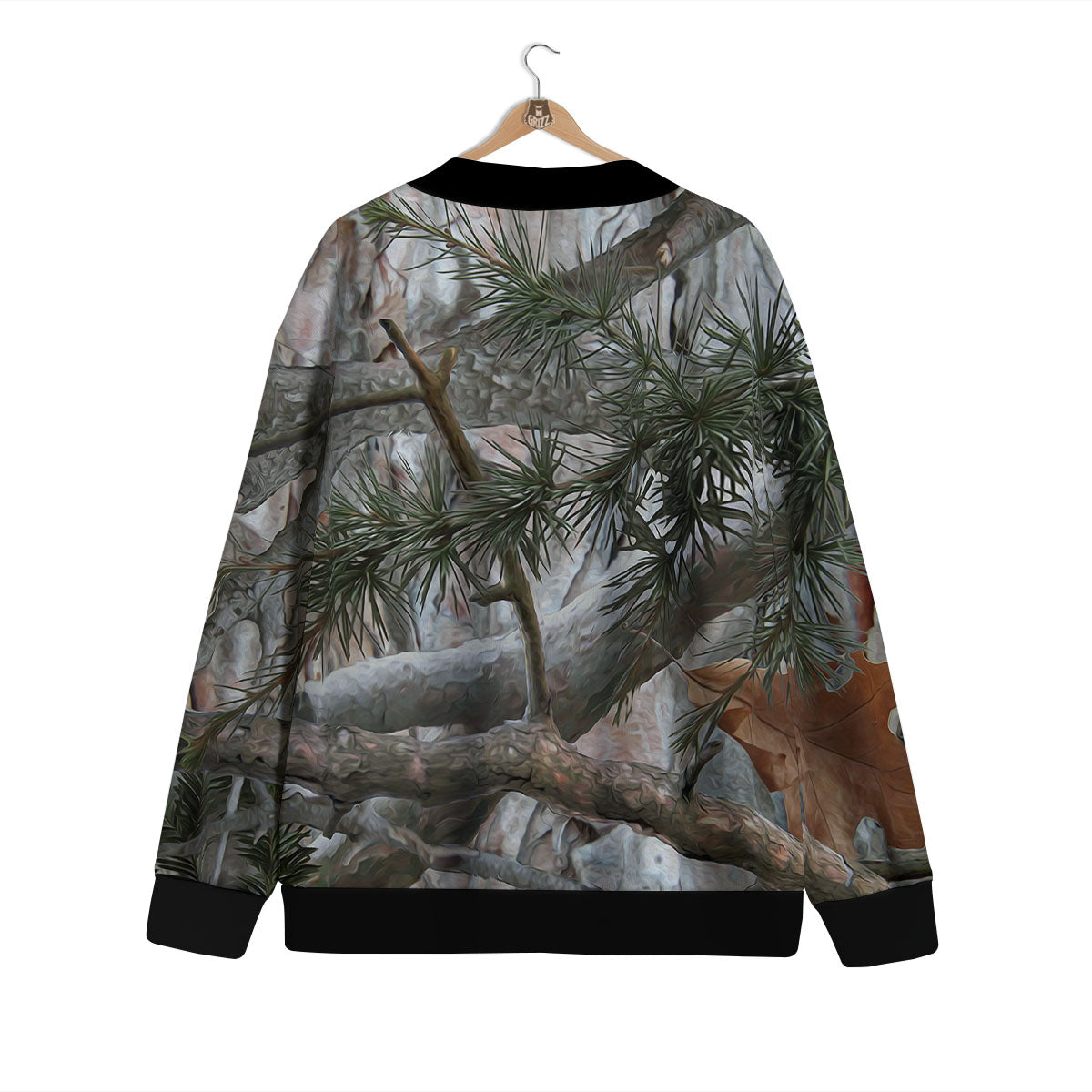 Camouflage Hunting Print Pattern Cardigan-grizzshop