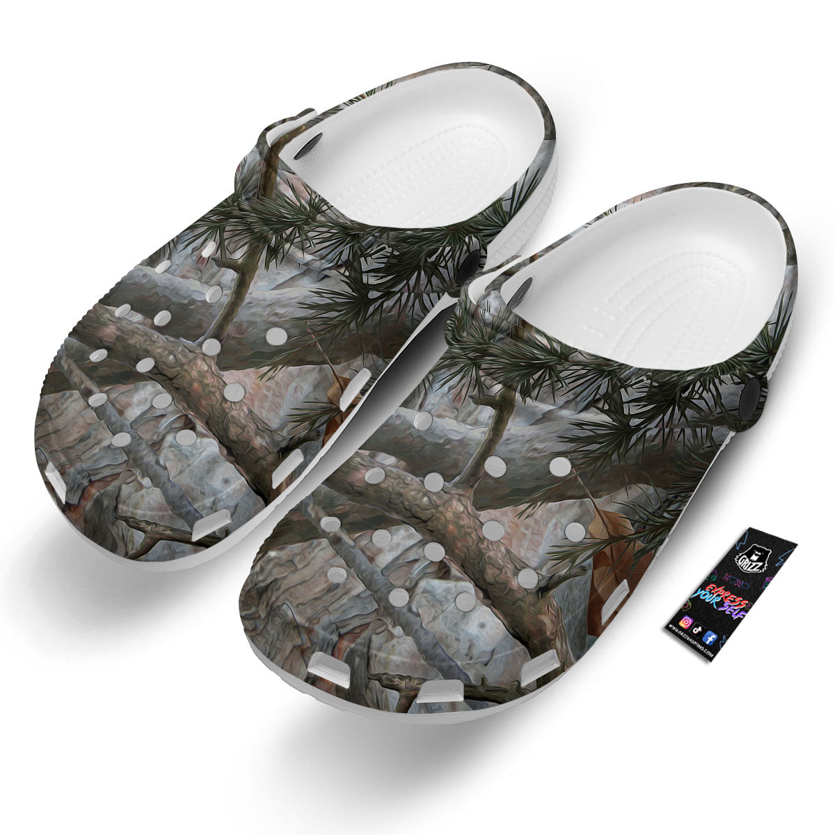 Camouflage Hunting Print Pattern Clog-grizzshop