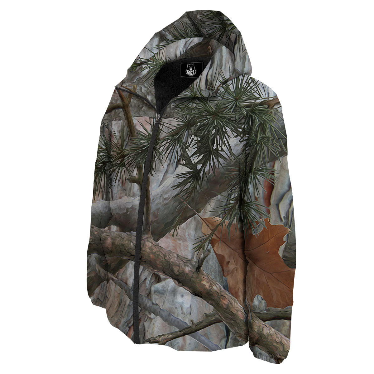 Camouflage Hunting Print Pattern Down Jacket-grizzshop