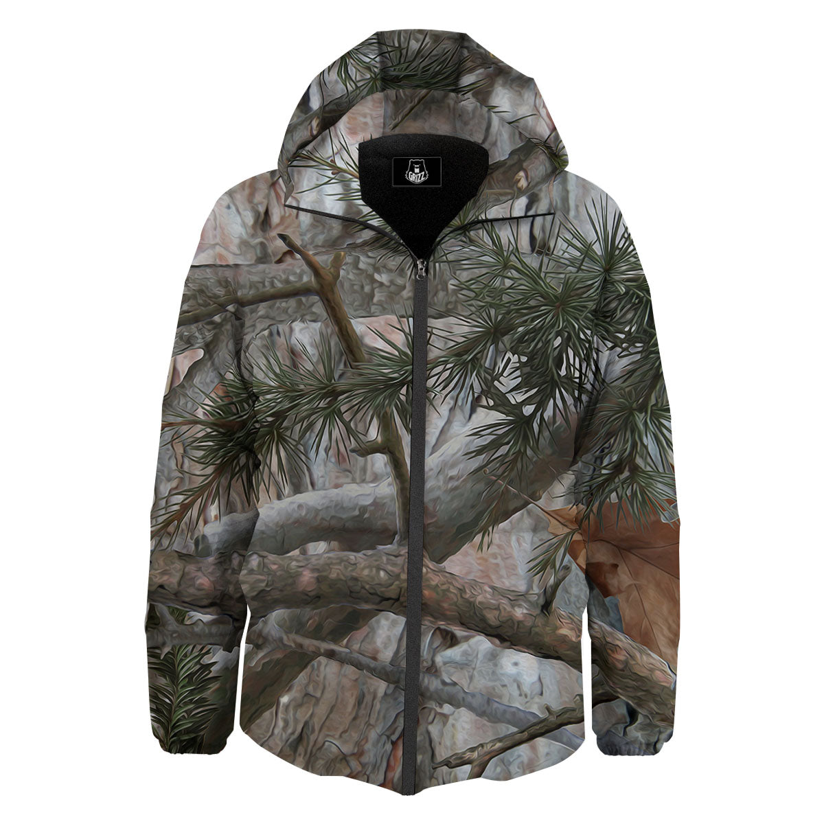 Camouflage Hunting Print Pattern Down Jacket-grizzshop