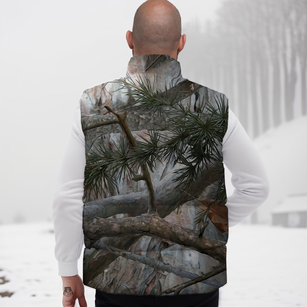 Camouflage Hunting Print Pattern Down Vest