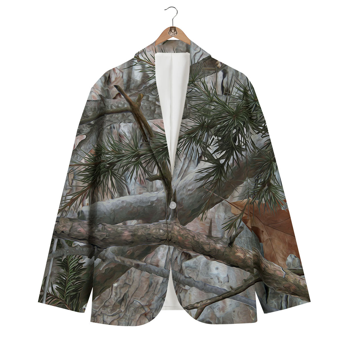 Camouflage Hunting Print Pattern Men's Blazer-grizzshop