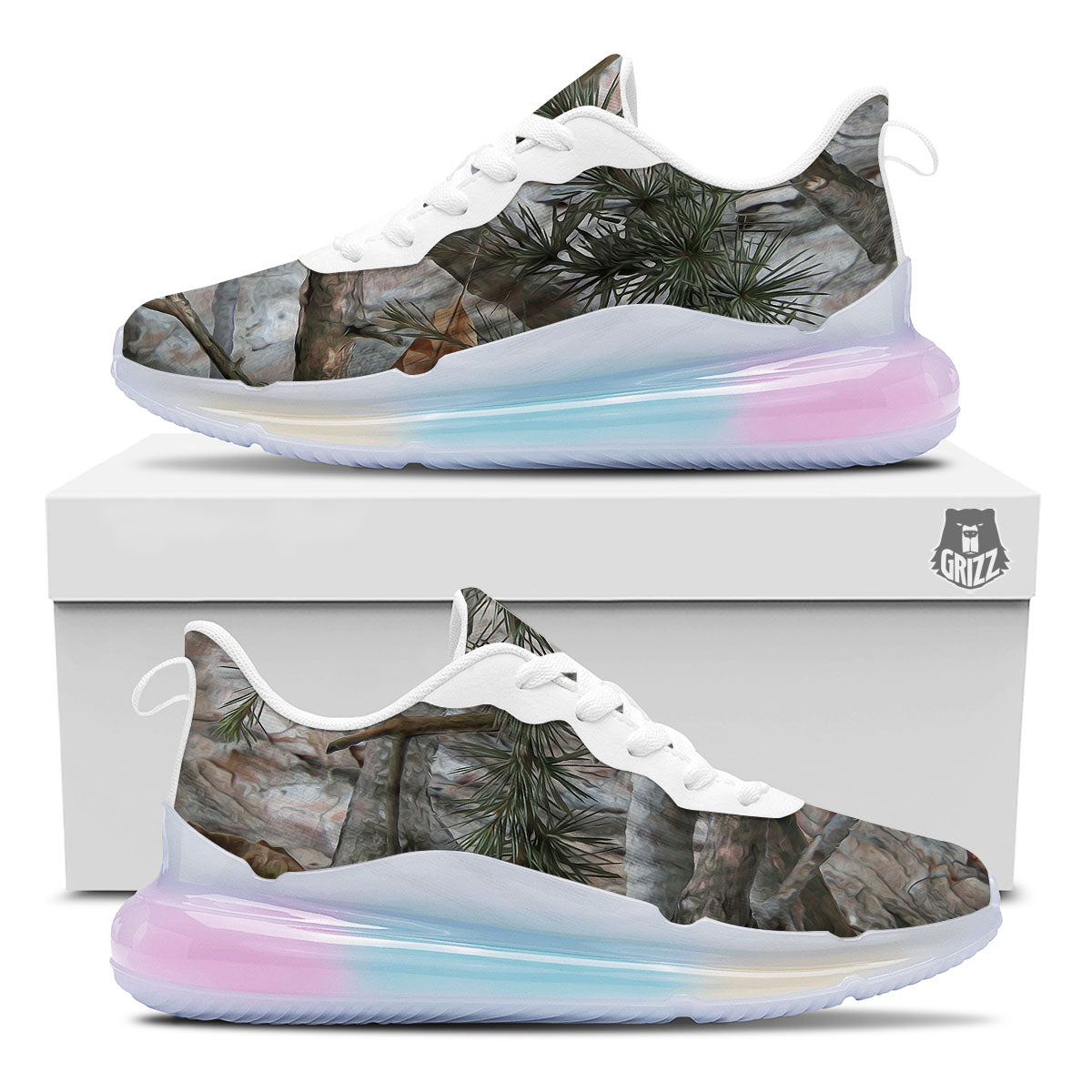 Camouflage Hunting Print Pattern Running Sneakers-grizzshop