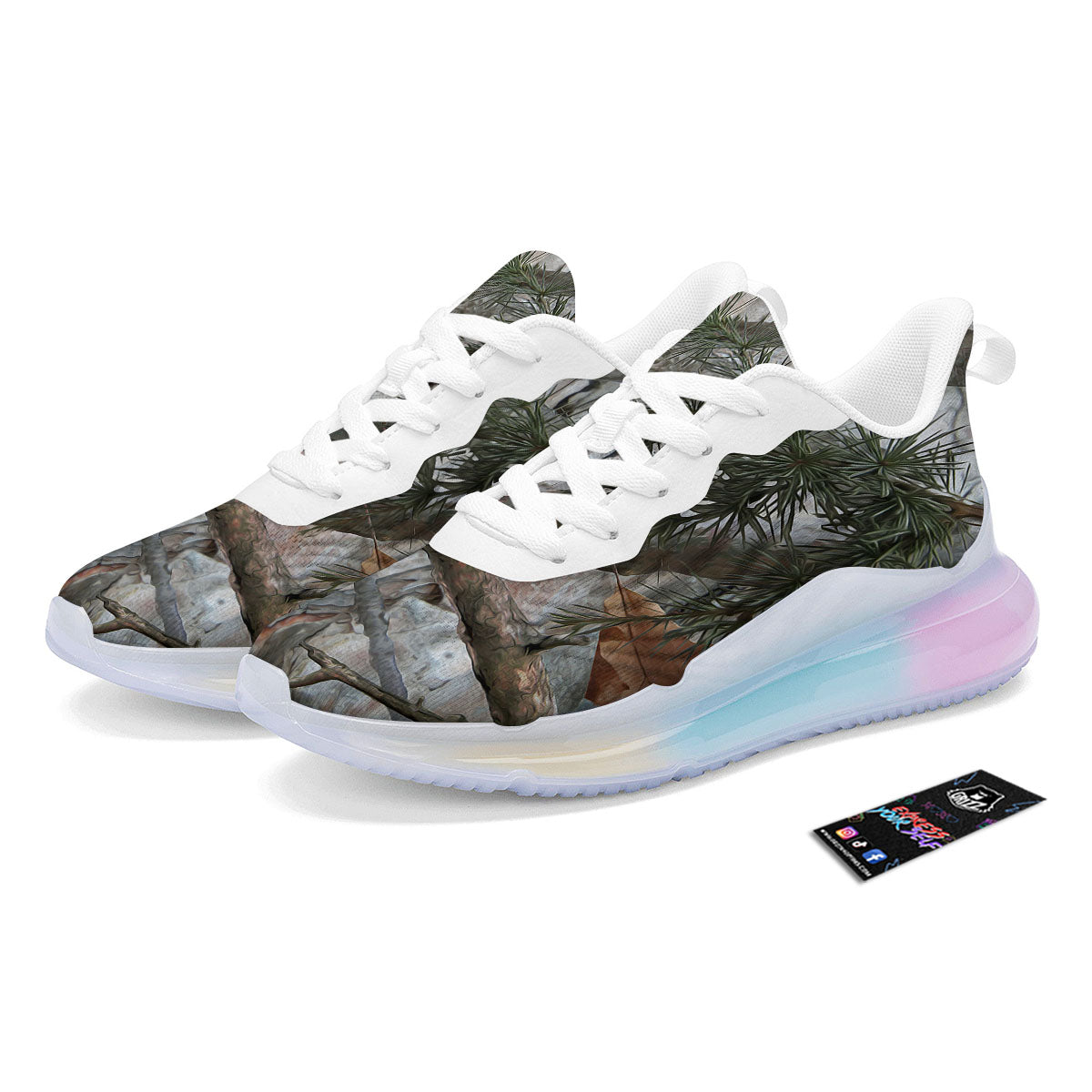 Camouflage Hunting Print Pattern Running Sneakers-grizzshop