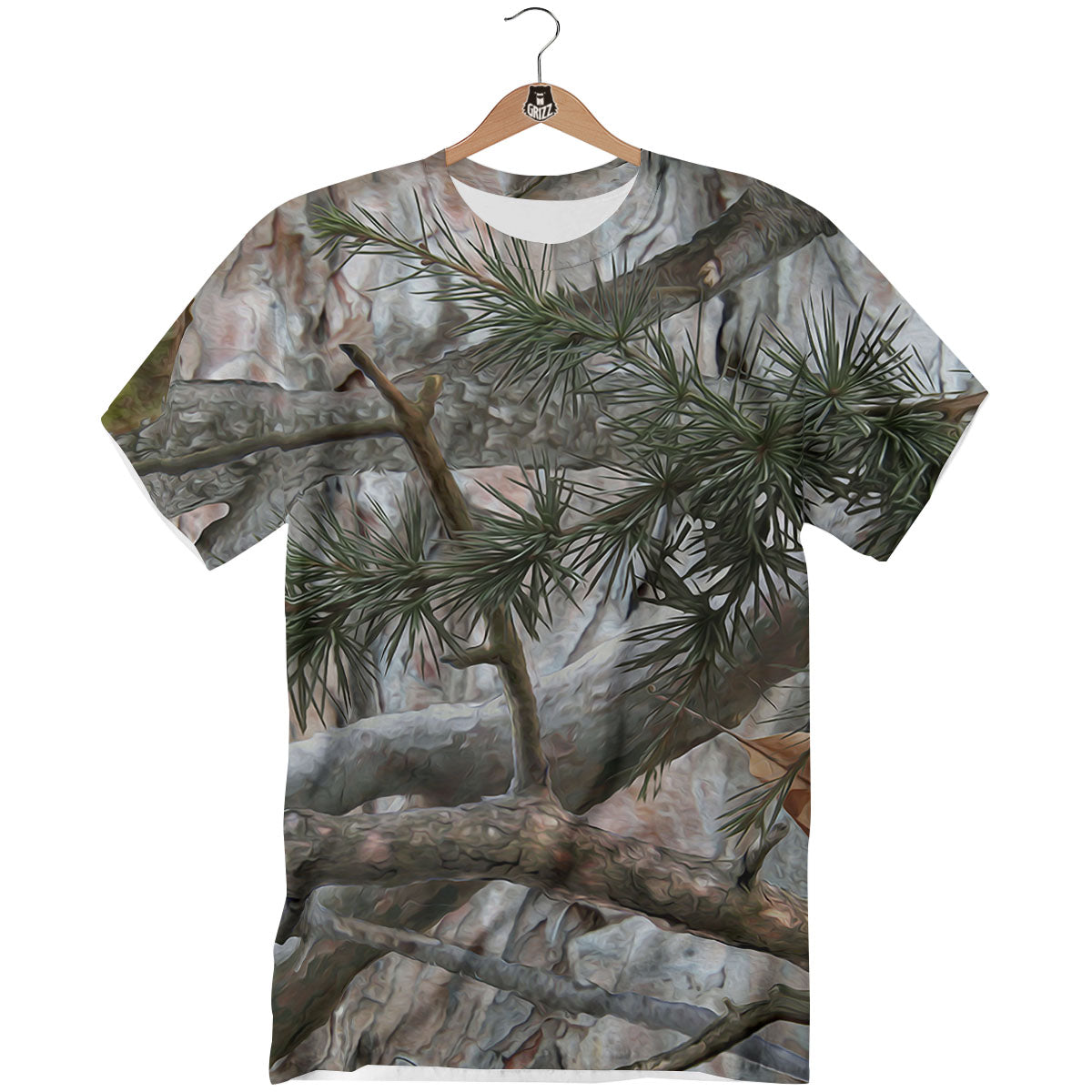 Camouflage Hunting Print Pattern T-Shirt-grizzshop