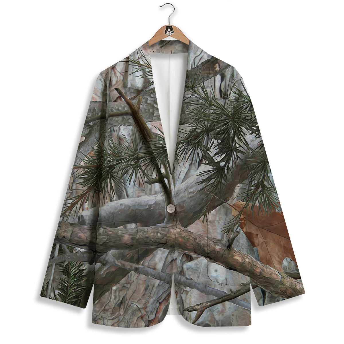 Camouflage Hunting Print Pattern Women's Blazer-grizzshop