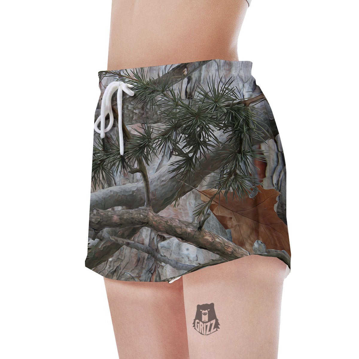 Camouflage Hunting Print Pattern Women's Shorts-grizzshop