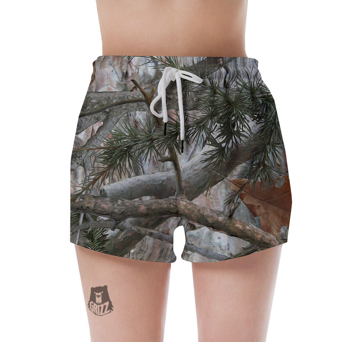 Camouflage Hunting Print Pattern Women's Shorts-grizzshop