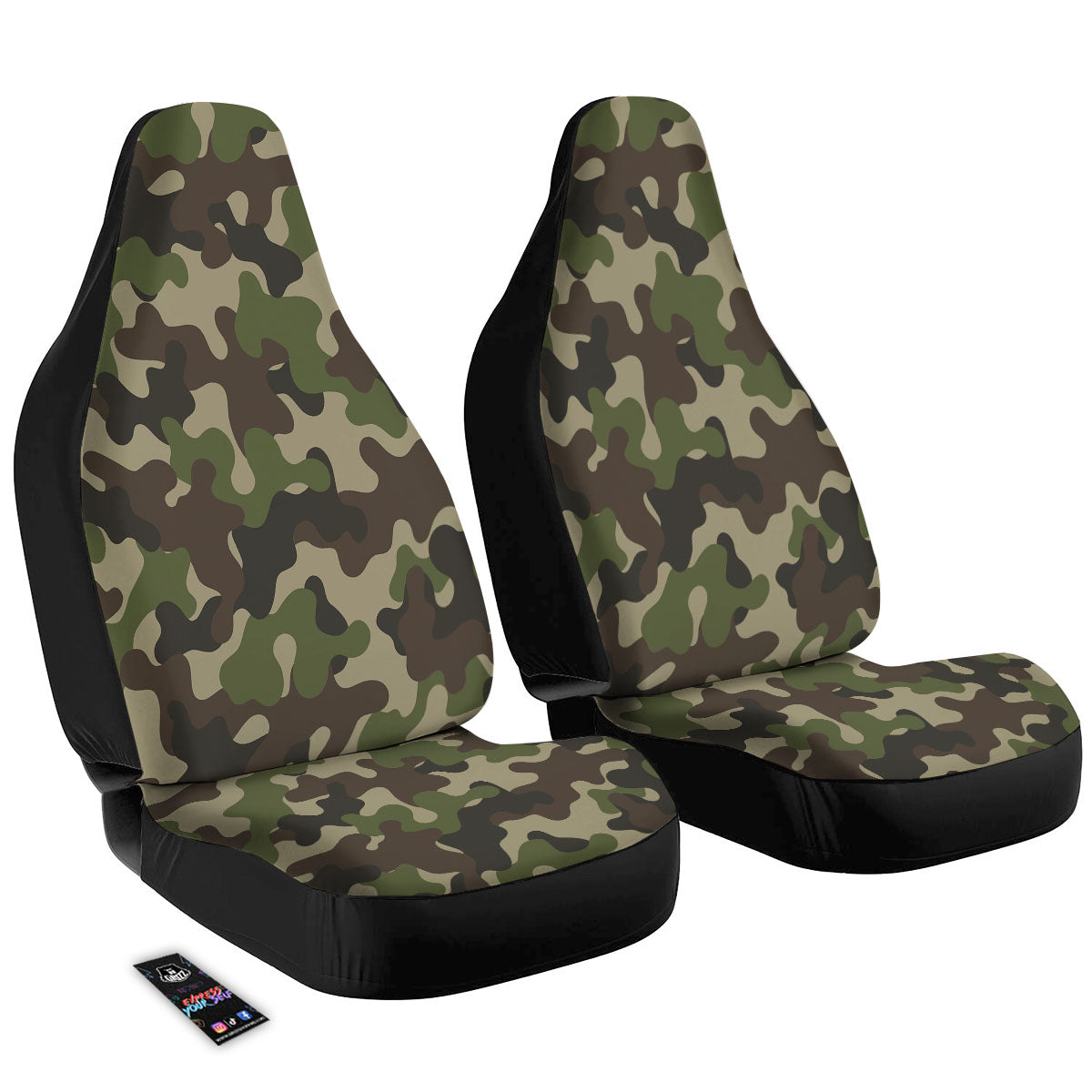 Camouflage Jungle Hunting Print Car Seat Covers-grizzshop
