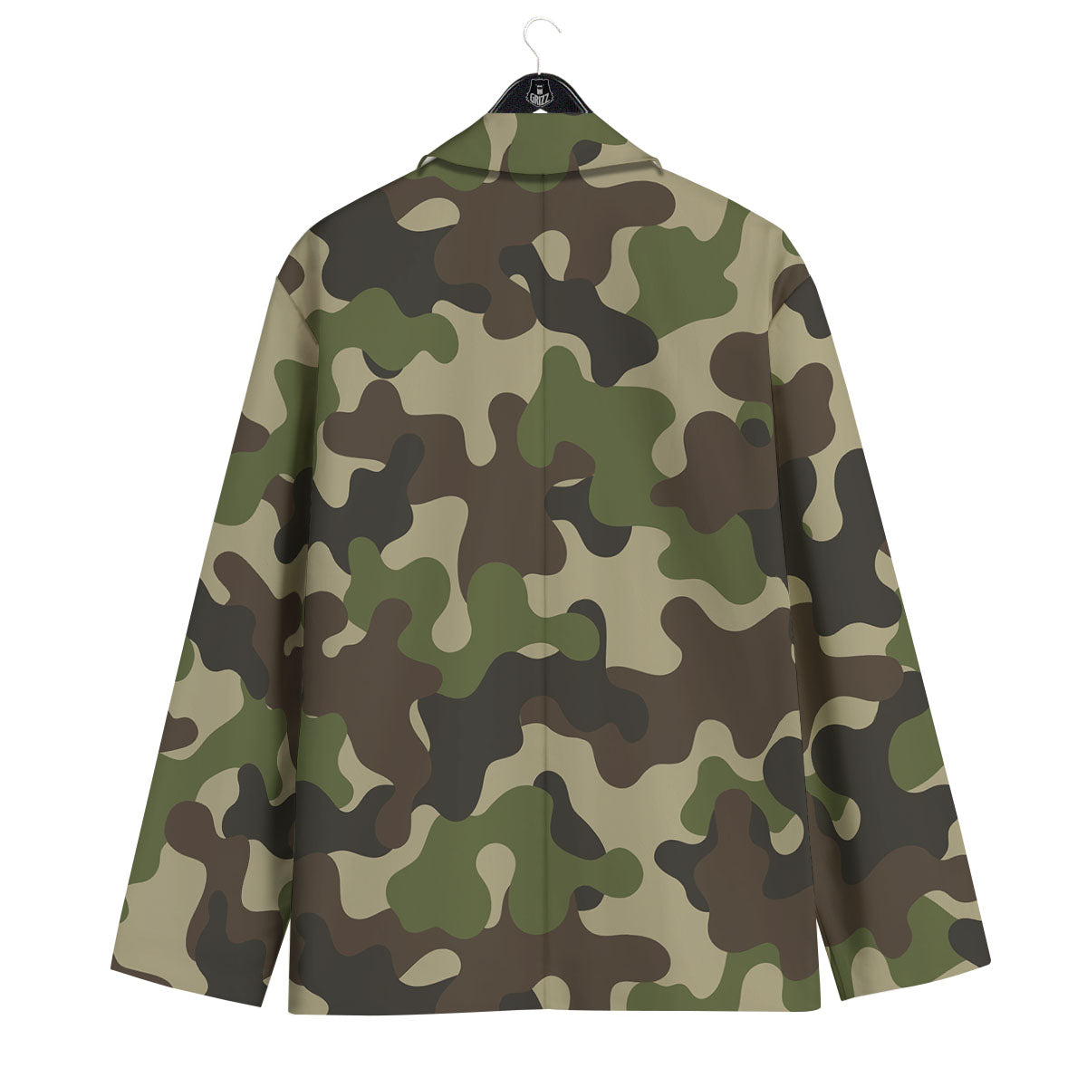 Camouflage Jungle Hunting Print Men's Sport Coat-grizzshop