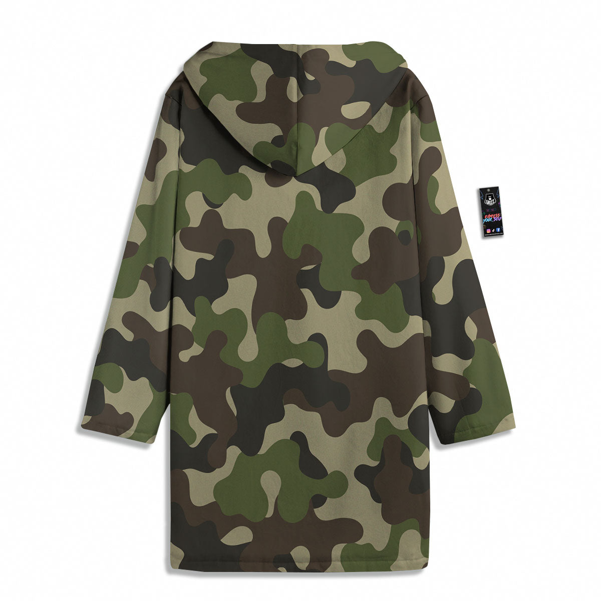 Camouflage Jungle Hunting Print Men's Windbreaker Jacket-grizzshop