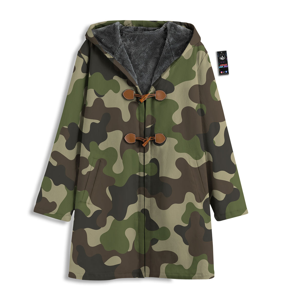 Camouflage Jungle Hunting Print Men's Windbreaker Jacket-grizzshop