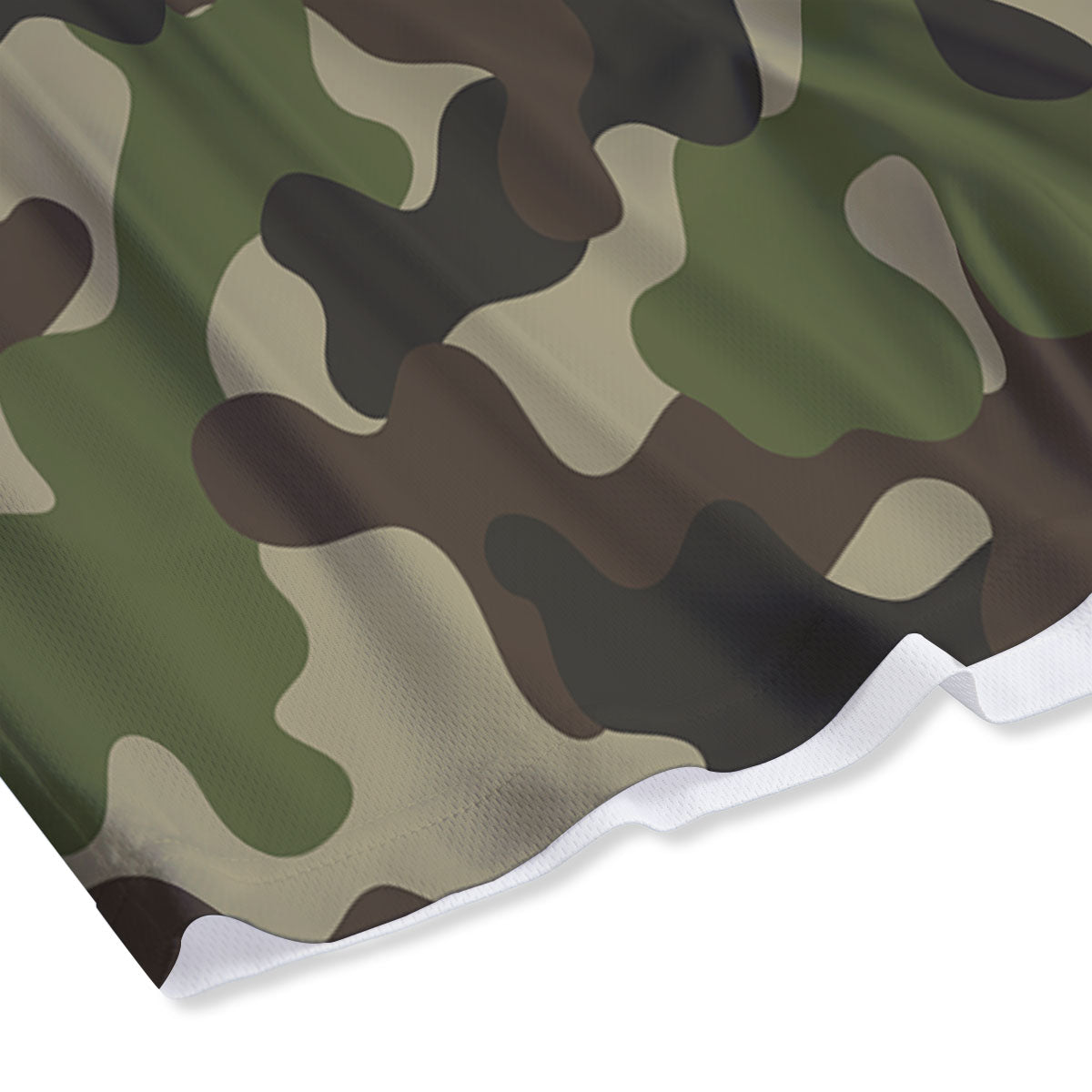 Camouflage Jungle Hunting Print Mesh Shorts