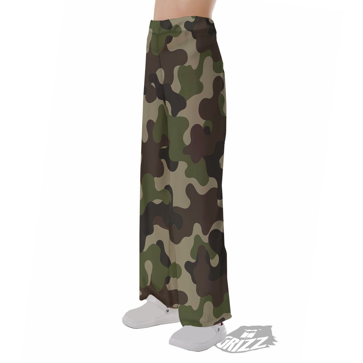 Camouflage Jungle Hunting Print Pajama Pants-grizzshop