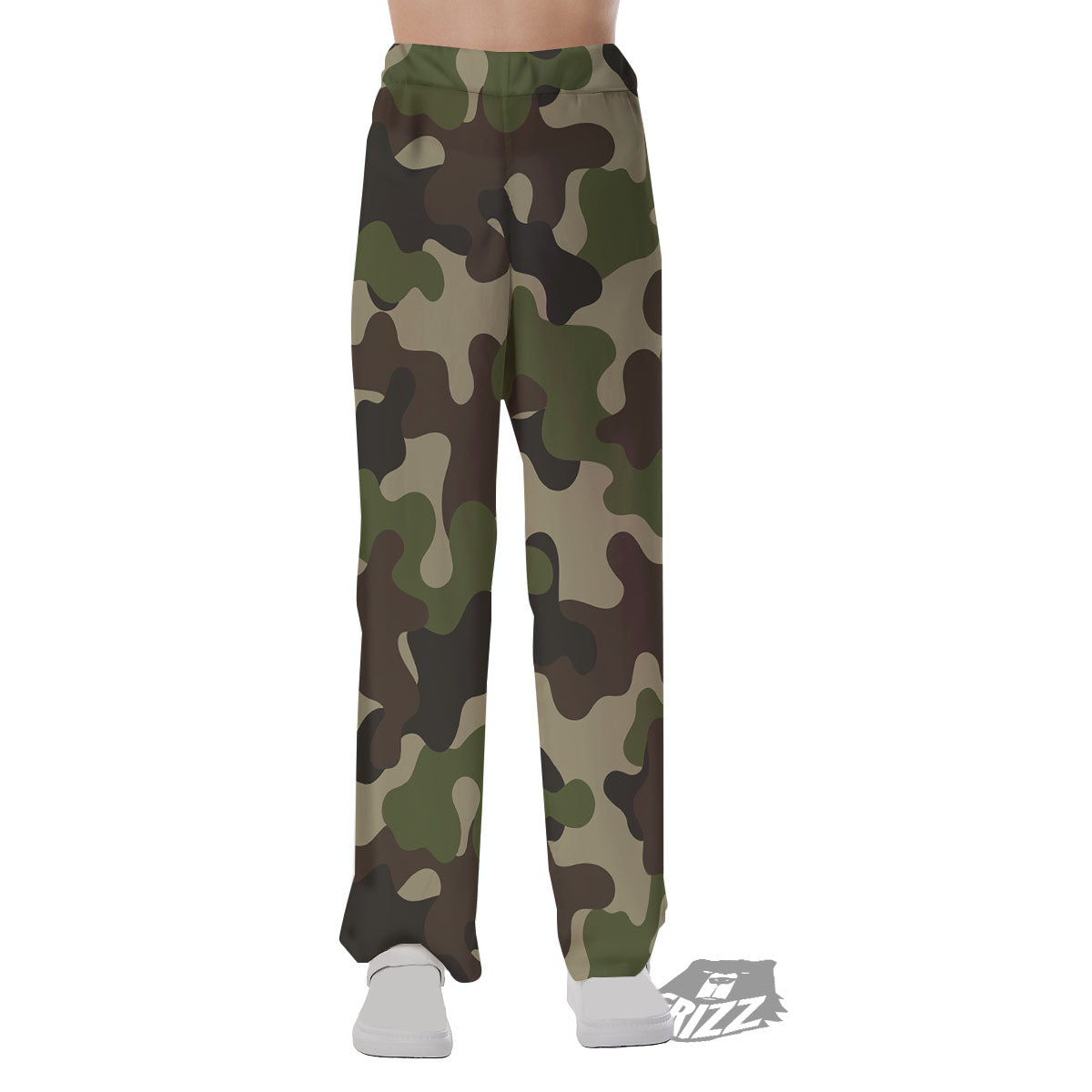 Camouflage Jungle Hunting Print Pajama Pants-grizzshop