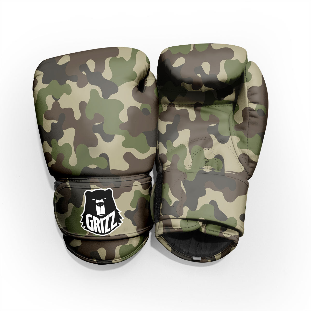 Camouflage Jungle Hunting Print Pro Boxing Glove
