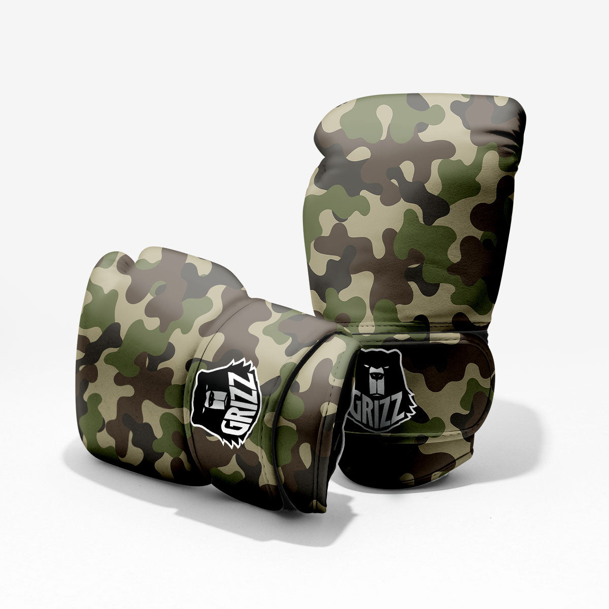Camouflage Jungle Hunting Print Pro Boxing Glove