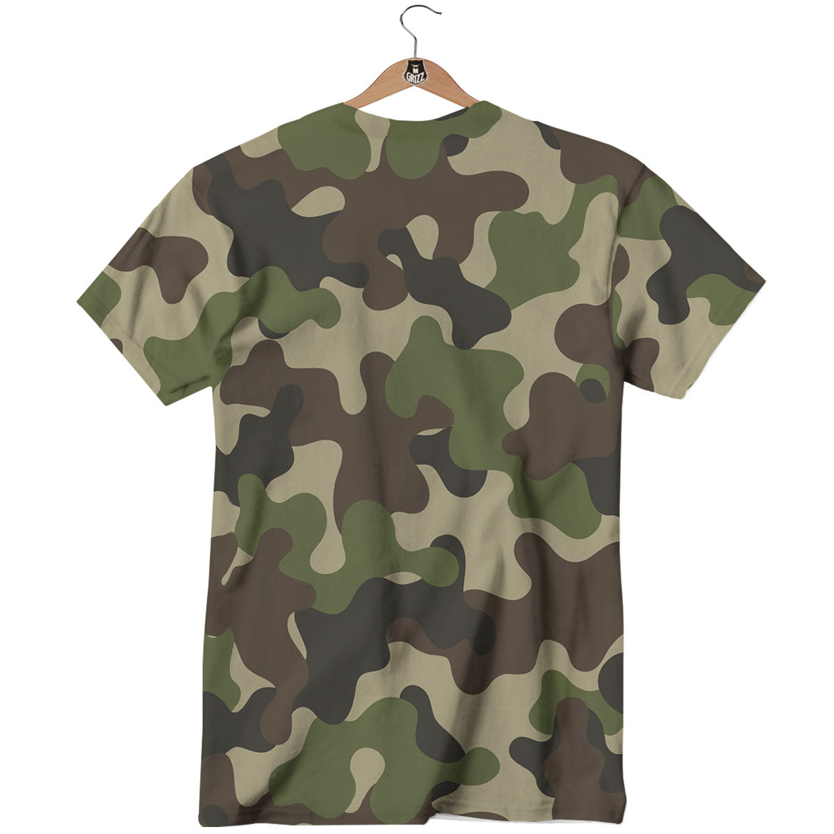 Camouflage Jungle Hunting Print T-Shirt-grizzshop