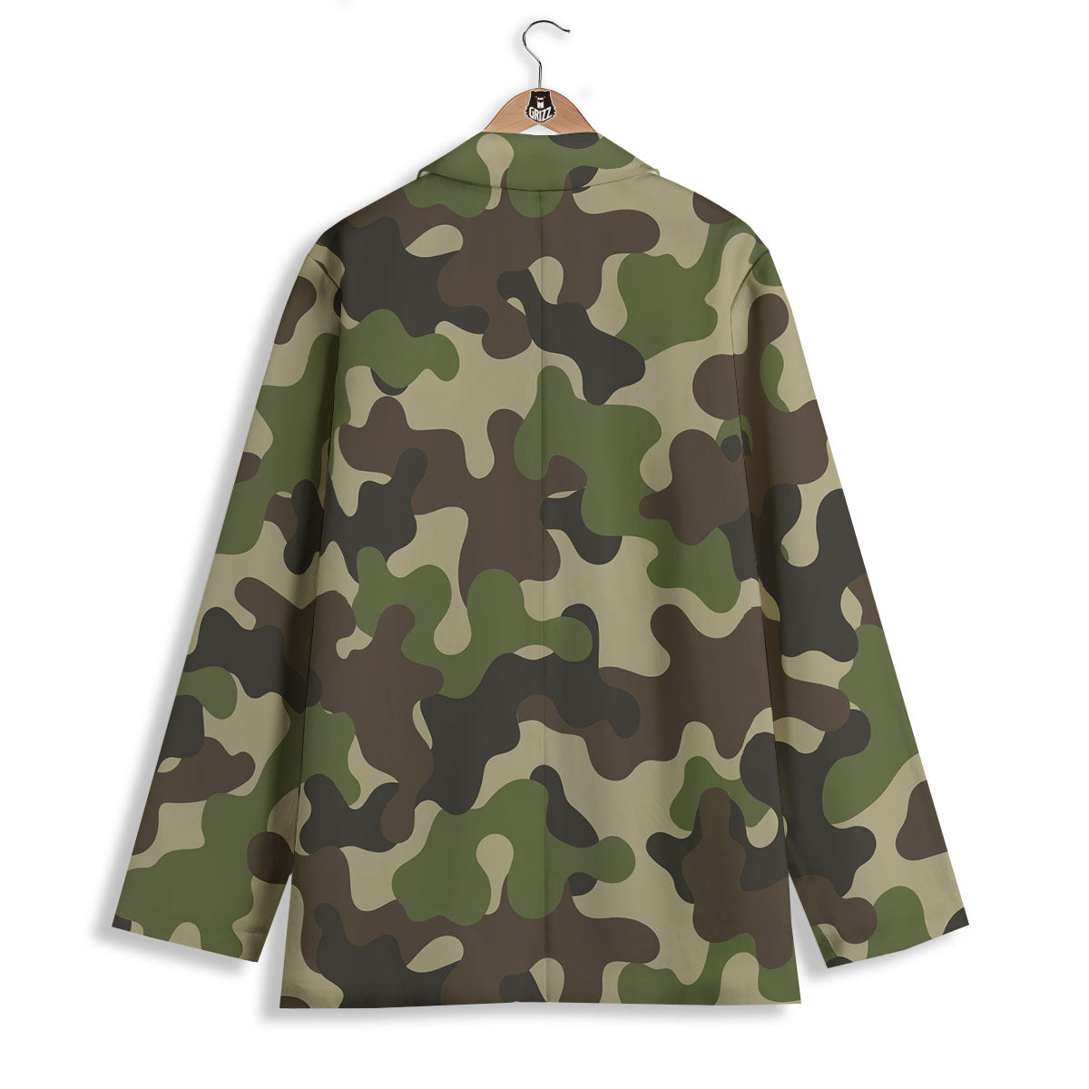 Camouflage Jungle Hunting Print Women's Blazer-grizzshop