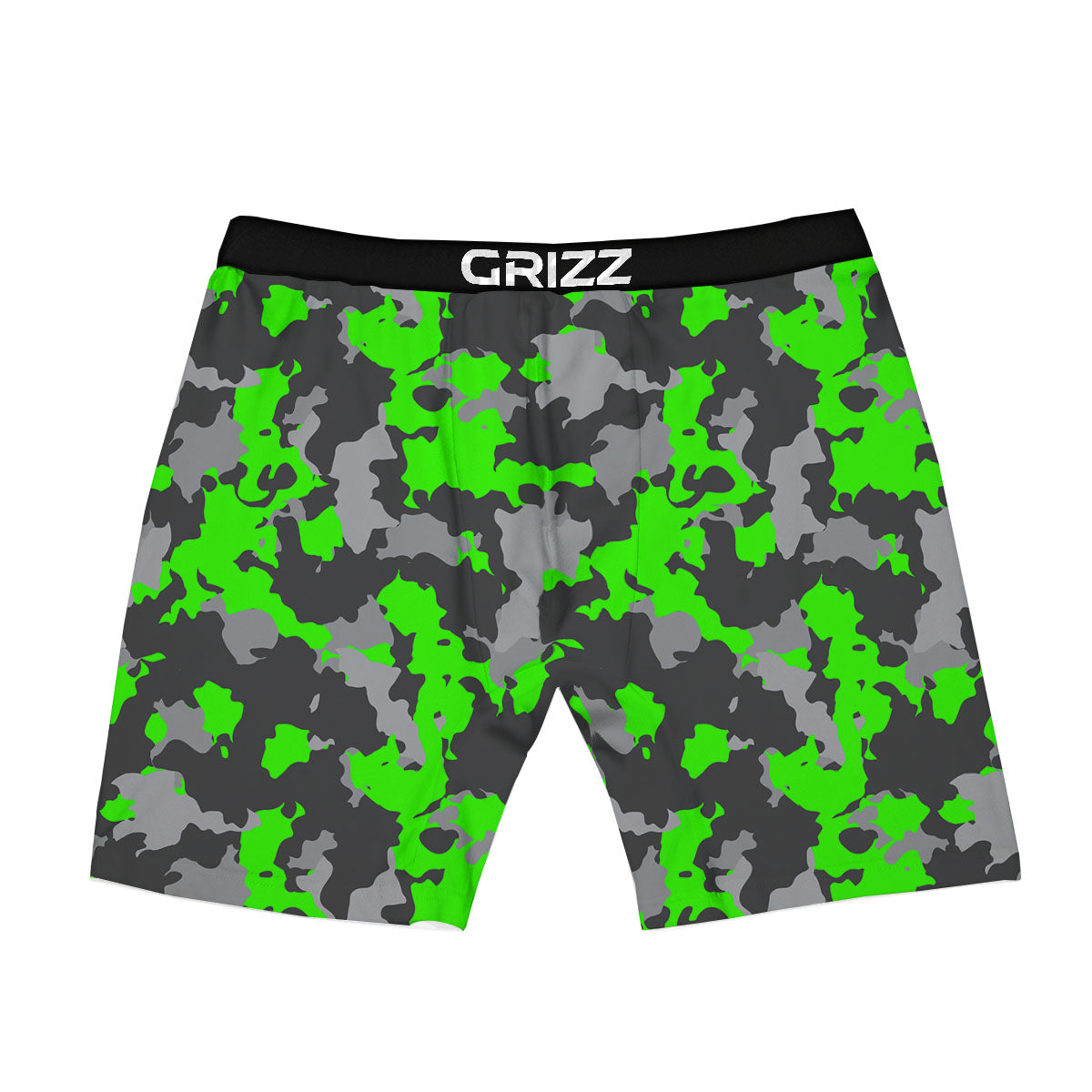 Camouflage Neon Print Boxer Briefs-grizzshop