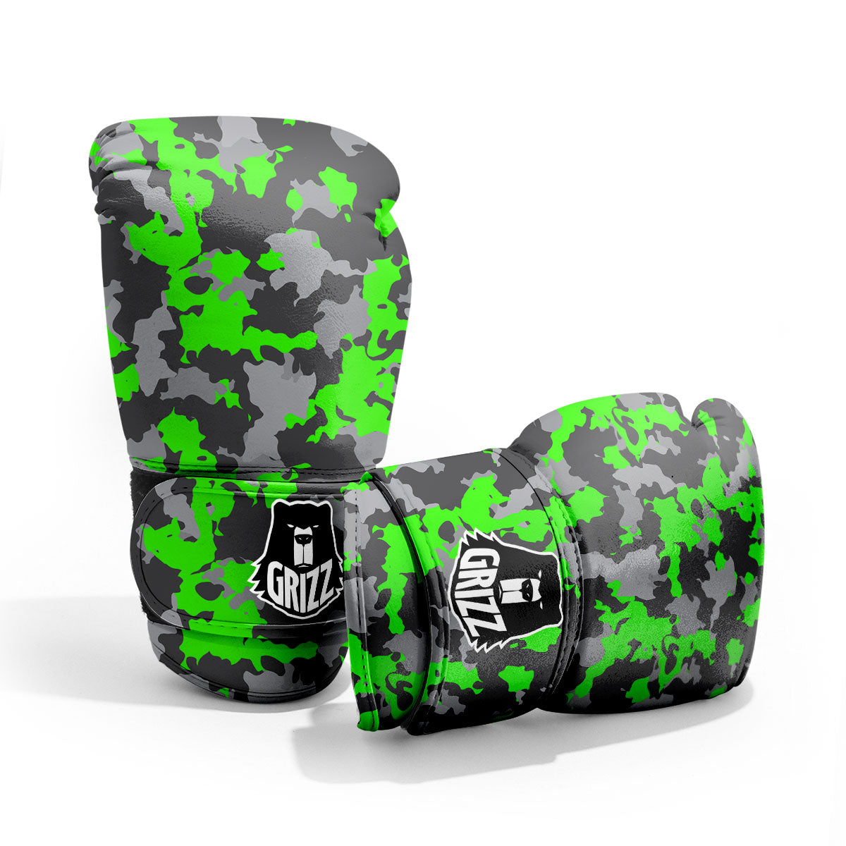 Camouflage Neon Print Pro Boxing Glove