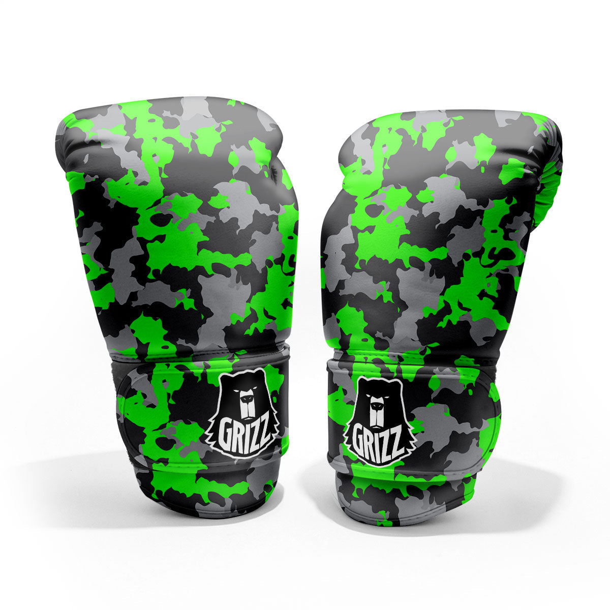 Camouflage Neon Print Pro Boxing Glove