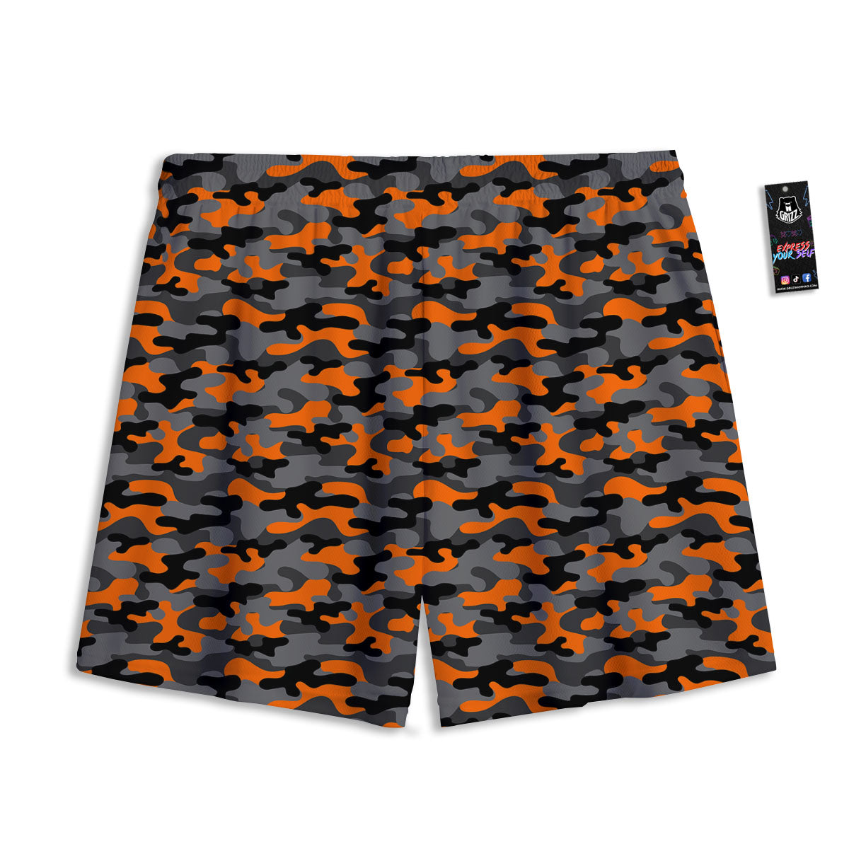 Dancing Party Skeleton Print Pattern Mesh Shorts