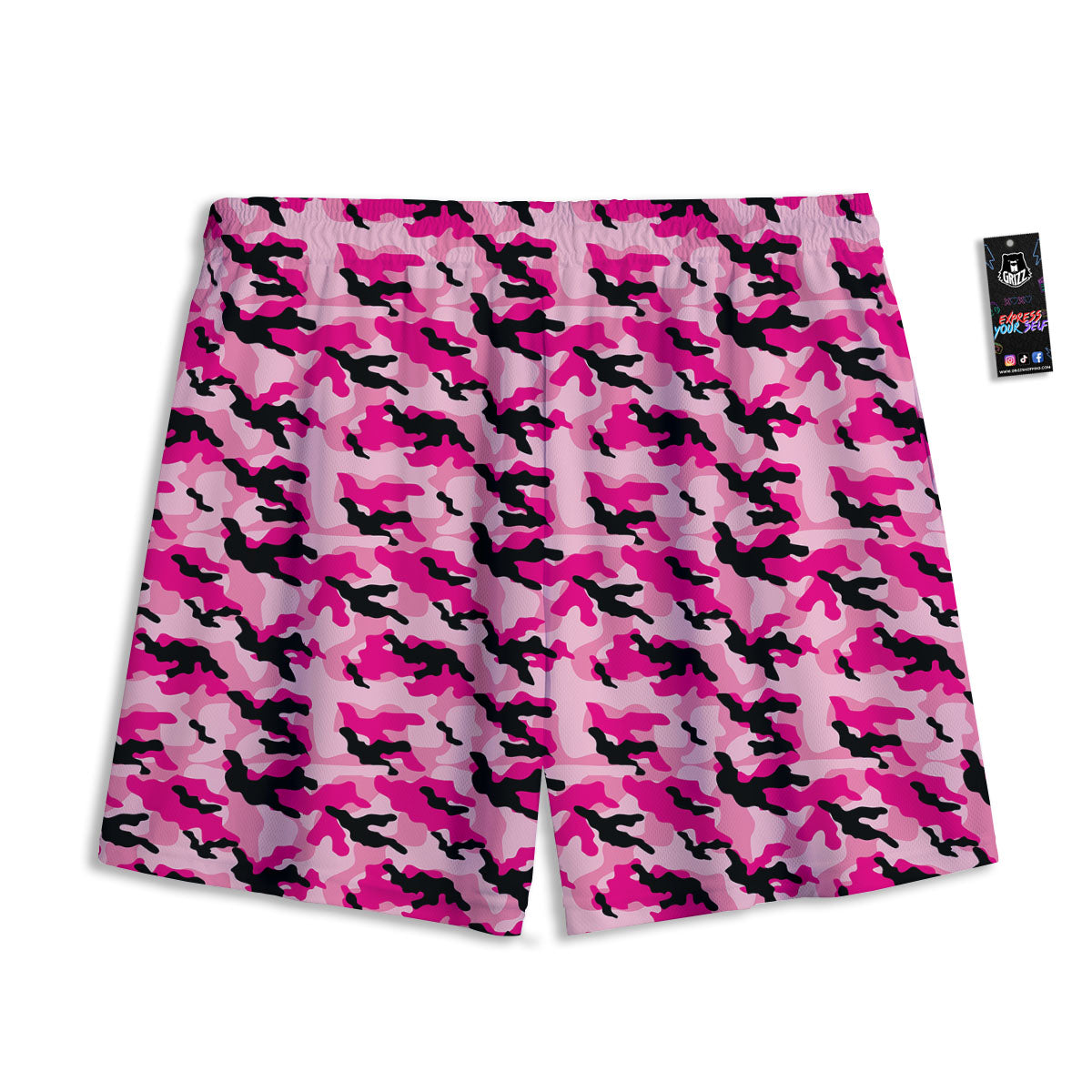 Dartboard Print Pattern Mesh Shorts