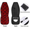 Camouflage Red And Black Print Car Seat Covers-grizzshop